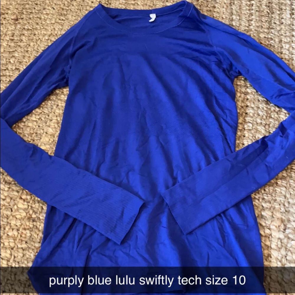 LULULEMON LONG SLEEVE SWIFTLY TECH